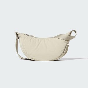 Uniqlo round mini shoulder bag - Tan